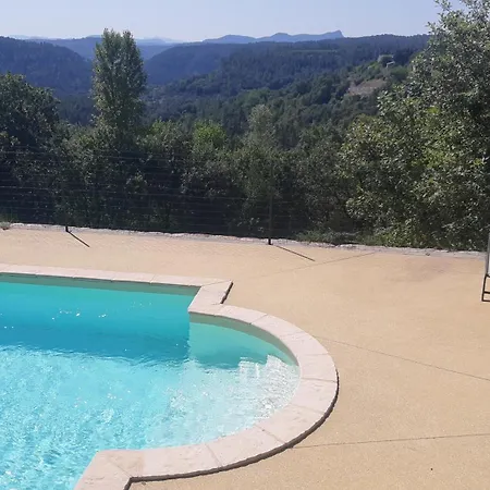 Maison En Pierre Avec Vue Exceptionnelle & Piscine Privee Au Calme