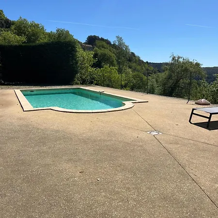 펜션 Maison En Pierre Avec Vue Exceptionnelle & Piscine Privee Au Calme Saint-Pierre-Saint-Jean